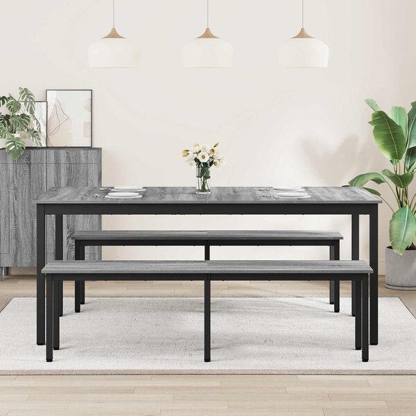 VidaXL Étkezőasztalok 180 x 90 x 75 cm Szerelt Fa Négyszögletes
