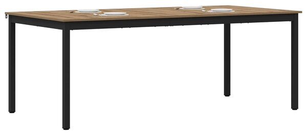 VidaXL Étkezőasztalok 180 x 90 x 75 cm Szerelt Fa Négyszögletes
