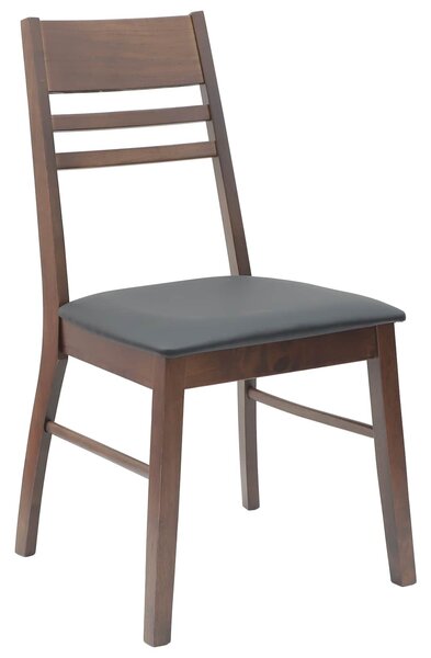VidaXL Étkező Székek 2 pcs Világos Barna 43 x 54 x 89 cm Tömör Gumi Fa