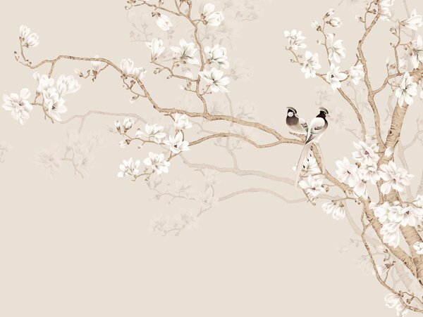 Fotótapéta Magnólia fa a kertben, Fotótapéta erdő, Fotótapéta erdő fák, u25842d1 : Uwalls.hu