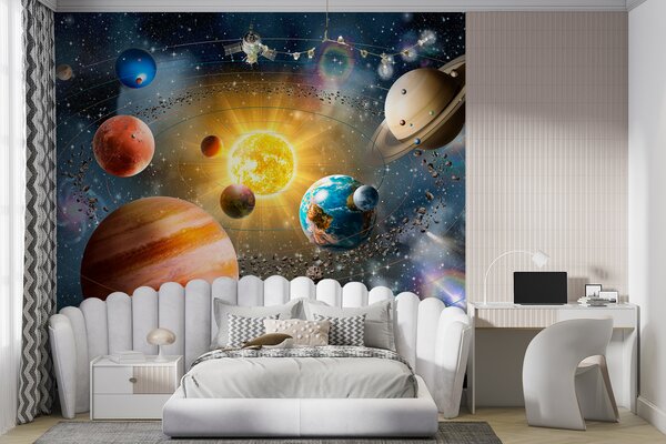 Fotótapéta Lenyűgöző űr, naprendszer, Fotótapéta design, u97222d1 : Uwalls.hu