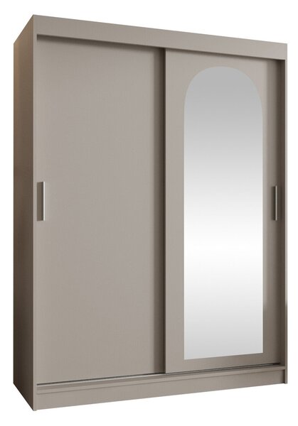 Gardróbszekrény Hartford 502, Laminált forgácslap, 200x150x62cm, Kasmír