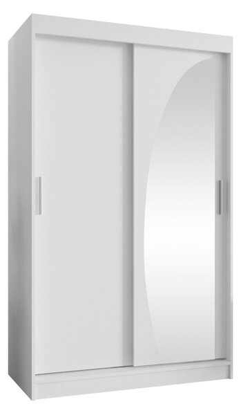 Gardróbszekrény Hartford 501, Laminált forgácslap, 200x120x62cm, Fehér