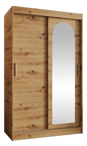 Gardróbszekrény Hartford 504, Laminált forgácslap, 200x120x62cm, Artisan tölgy