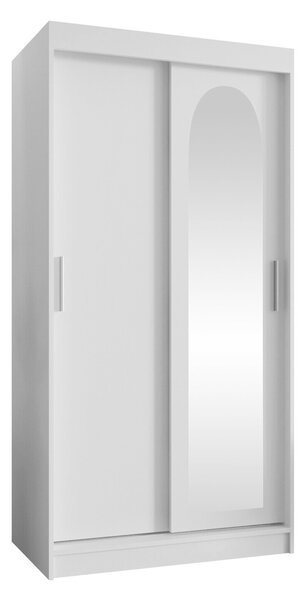 Gardróbszekrény Hartford 505, Laminált forgácslap, 200x100x62cm, Fehér
