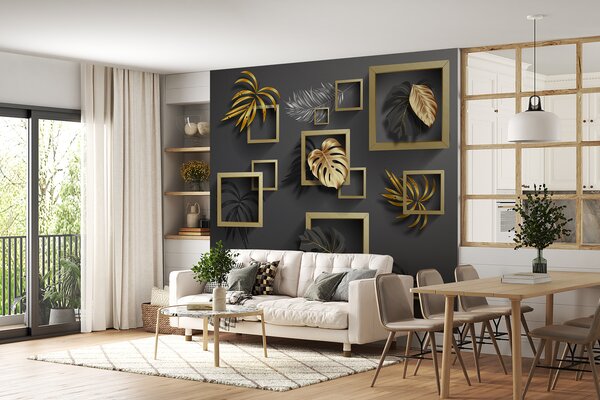 Fotótapéta Levelek keretekben, Fotótapéta absztrakt, u77858d1 : Uwalls.hu