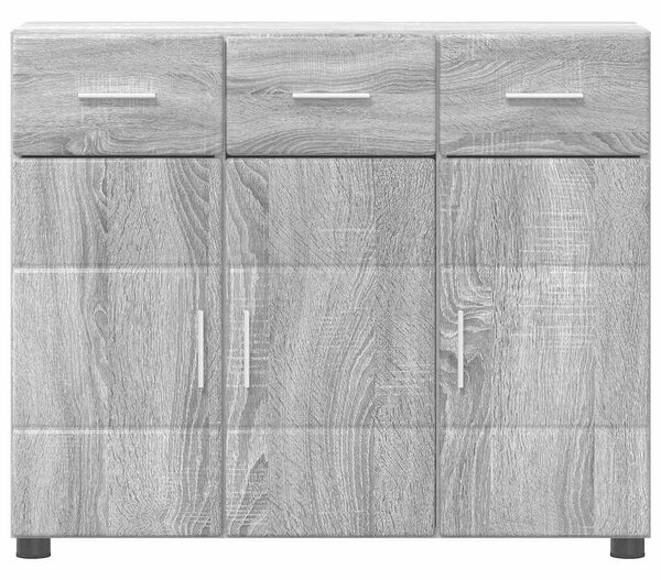 VidaXL Széf FLORIN 88,5 x 30,5 x 73 cm Szürke Sonoma Szerelt Fa