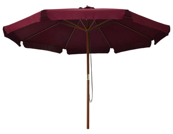VidaXL Kültéri Napernyő - Burgundi Vörös - 330 cm