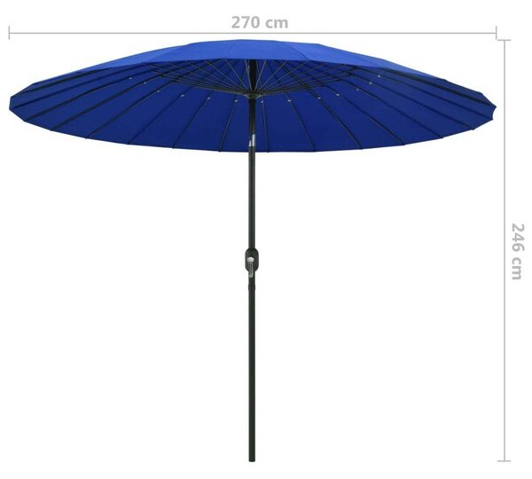 VidaXL Napernyő - Kültéri - Azúrkék - 270 cm