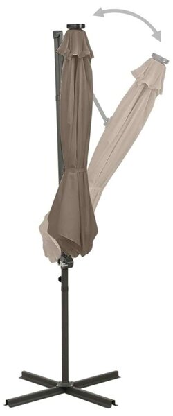 300 cm-es Konzolos Napernyő LED-del - Tópszín