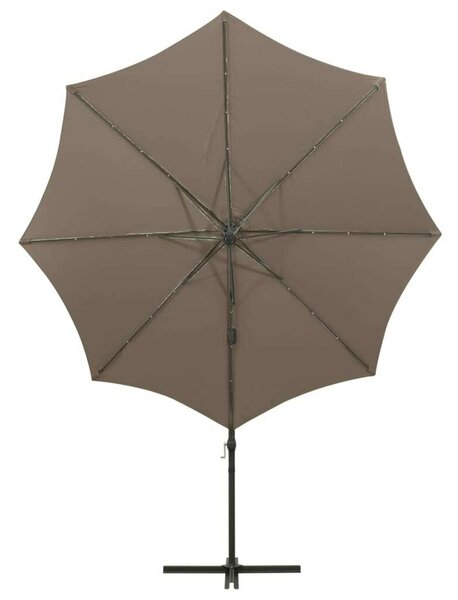 300 cm-es Konzolos Napernyő LED-del - Tópszín