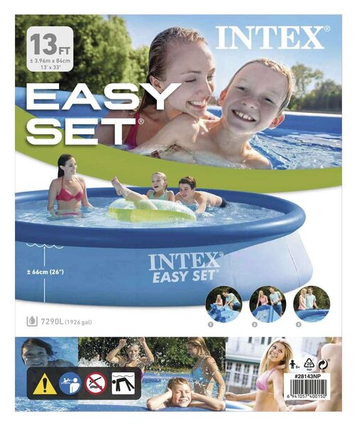 Intex Easy Set Felfújható Medence - 396x84cm