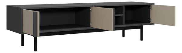 TV-állvány Levali 108, Laminált forgácslap, 43x163x43cm, Tölgy, Antracit