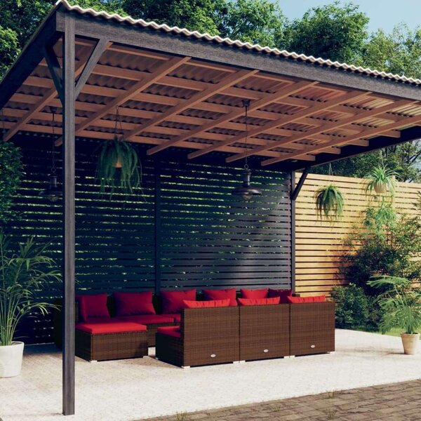 VidaXL Polyrattan Kerti Ülőgarnitúra - 10 részes