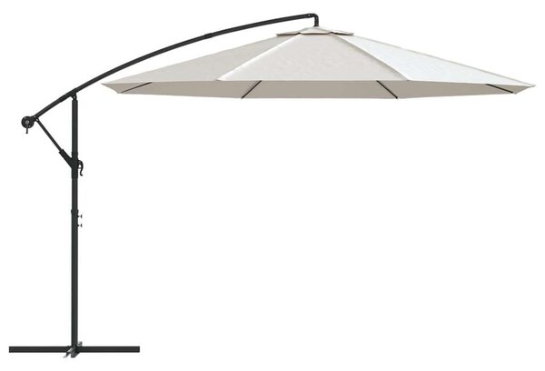 VidaXL Karos Napernyő - 3,5m - Homokfehér