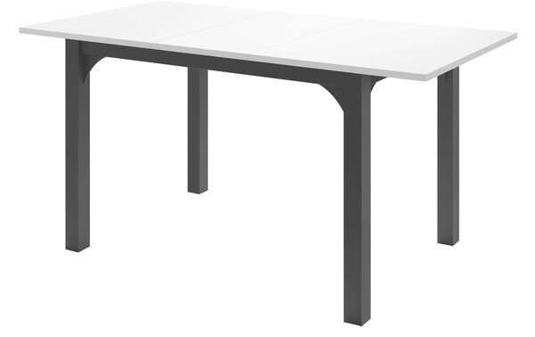 Asztal Oswego 135, 76x80cm, Fekete