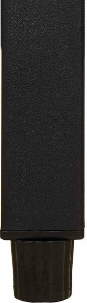 VidaXL Kerti pad párnával Fekete 117 x 54 x 74.5 cm polirattan