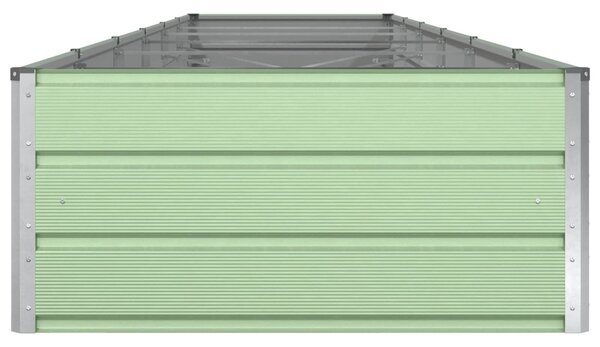 VidaXL Növénytartó Pasztell Zöld 580 x 100 x 45 cm Horganyzott acél