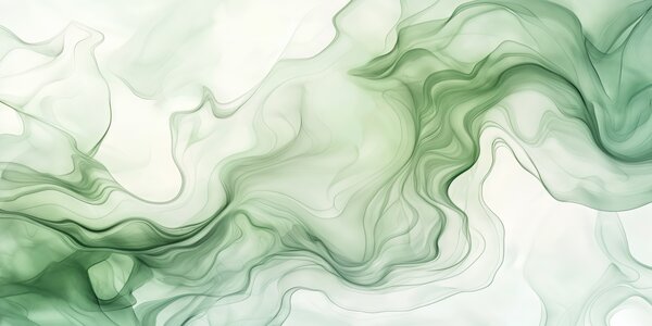 Fotótapéta Panorámás zöld absztrakt hullámok világos háttéren, 3d fotótapéta, Fotótapéta 3d geometriai alakzatok, w01185d1 : Uwalls.hu