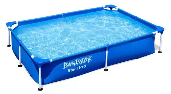 Bestway Steel Pro Fémvázas Medence - 221x150x43 cm