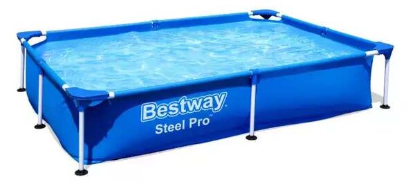 Bestway Steel Pro Fémvázas Medence - 221x150x43 cm