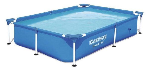 Bestway Steel Pro Fémvázas Medence - 221x150x43 cm