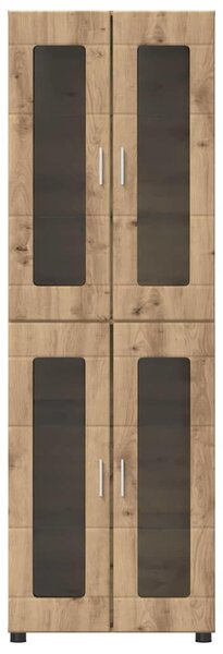 VidaXL Magasfiú FLORIN 60 x 35 x 182 cm Artisan tölgy Szerelt Fa
