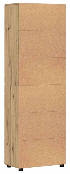 VidaXL Magasfiú FLORIN 60 x 35 x 182 cm Artisan tölgy Szerelt Fa