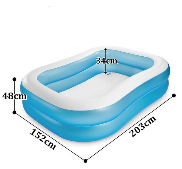 Intex Felfújható családi medence 203x152x48 cm 57180NP