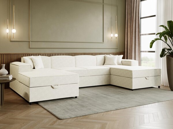 Sarokkanapé Clovis 115, Kárpit, 79x320x166cm