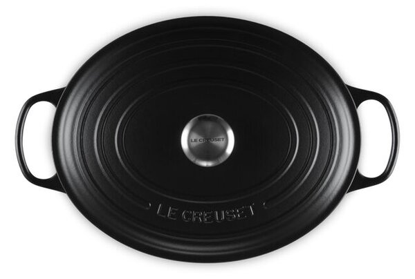 Le Creuset 21178330000430 nyeles lábas 7,5 L Ovális Fekete