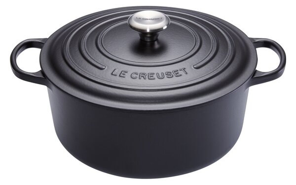 Le Creuset 21177260000430 nyeles lábas 5,3 L Kör Fekete