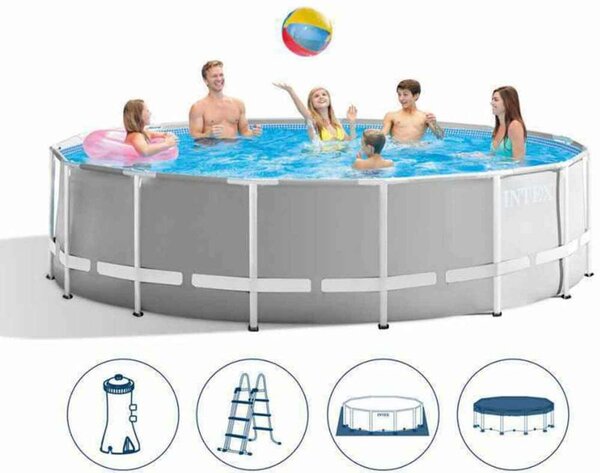 Intex Prism Rondo Kerek Medence - 427 x 107 cm
