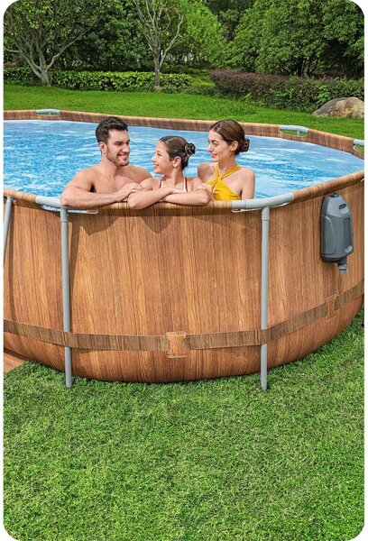 Bestway 56719 Power acélvázas medence 610 x 366 x 122 cm