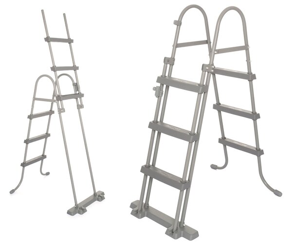 Bestway 5614X vázas medence 366x100, 14 az 1-ben deszkaminta, fedél, létra, szivattyú