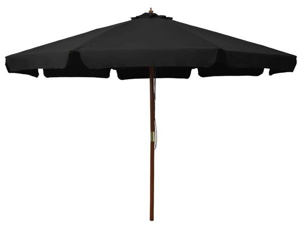 Kültéri Napernyő - Fekete - 330 cm