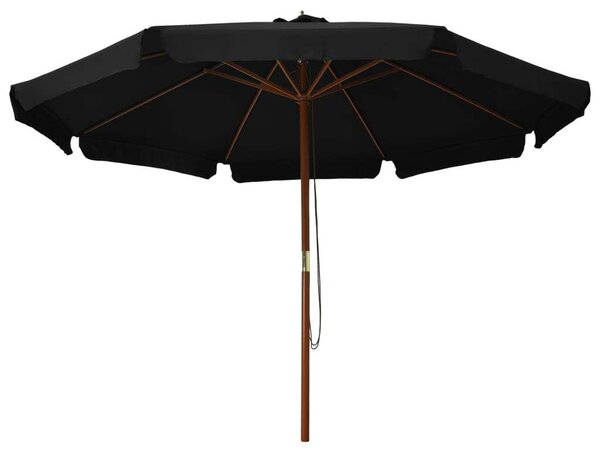 Kültéri Napernyő - Fekete - 330 cm