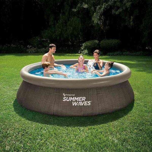 Summer Waves Quick Set Medence - Rattan - 366x76cm