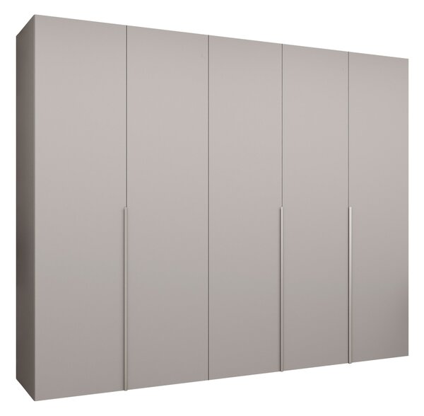 Gardróbszekrény Hartford 538, Laminált forgácslap, 202x250x52cm, Kasmír