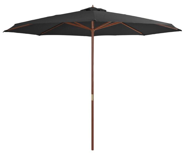 GardenMaster Kültéri Napernyő - Antracit Szürke - 350 cm