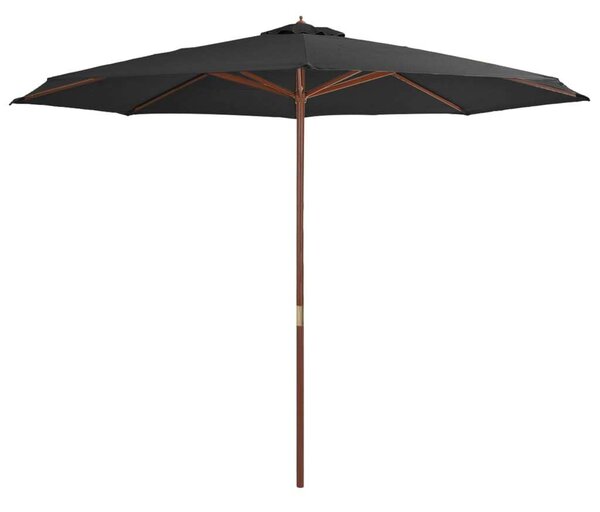 GardenMaster Kültéri Napernyő - Antracit Szürke - 350 cm