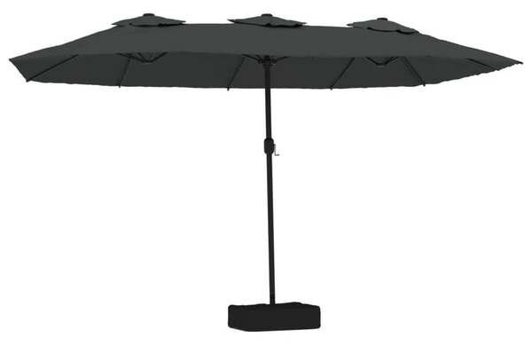 VidaXL Dupla Tetős Napernyő - 449x265 cm - Antracitszürke