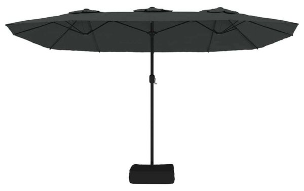 VidaXL Dupla Tetős Napernyő - 449x265 cm - Antracitszürke