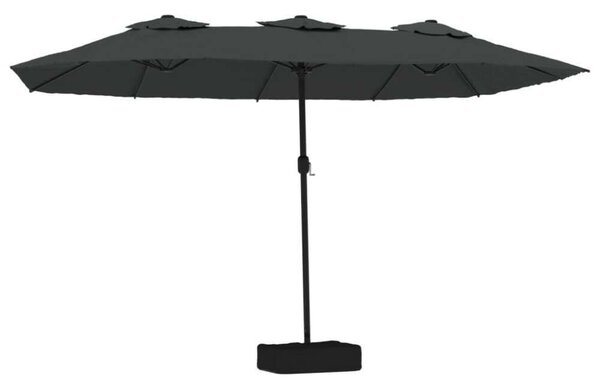 VidaXL Dupla Tetős Napernyő - 449x265 cm - Antracitszürke