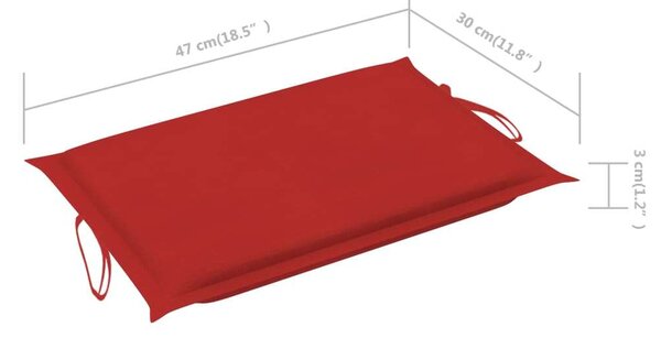 VidaXL Akácfa Napozóágy - Szürke - 190cm