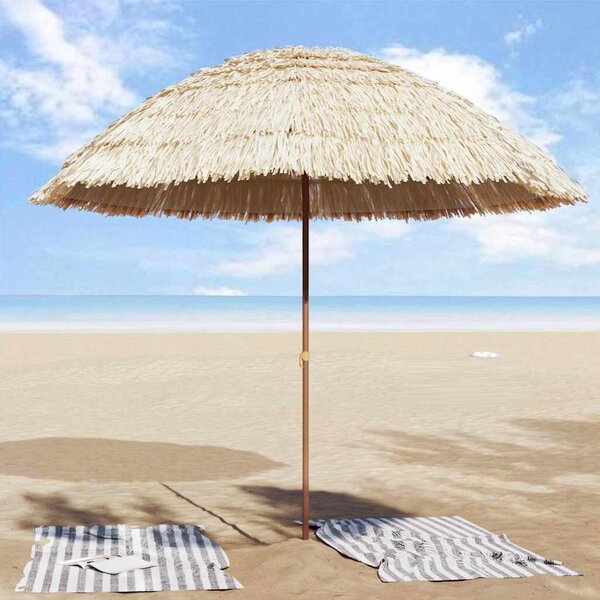VidaXL Tengerparti napernyő Természetes 255 x 255 x 255 cm