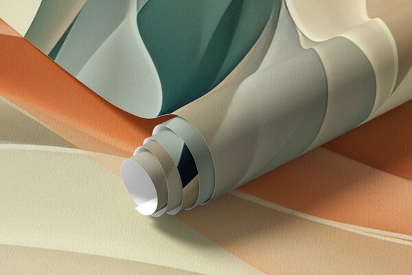 Fotótapéta Lenyűgöző absztrakt dizájn lágy pasztell hullámokkal, meleg, 3d fotótapéta, Fotótapéta 3d geometriai alakzatok, w01335v1 : Uwalls.hu