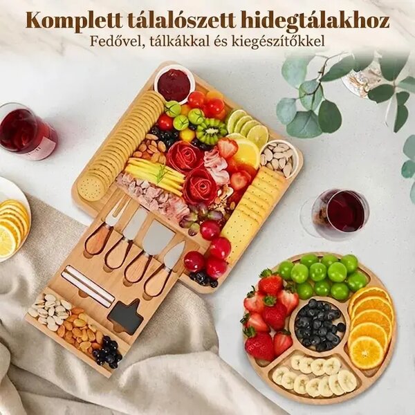 Plattera™ Sajt- és Felvágottas Tál Szett