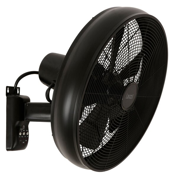 Breeze fali ventilátor, fekete, 41 cm átmérőjű, csendes – Beacon Beacon Lighting, Breeze, Fekete, Nappali, Műanyag