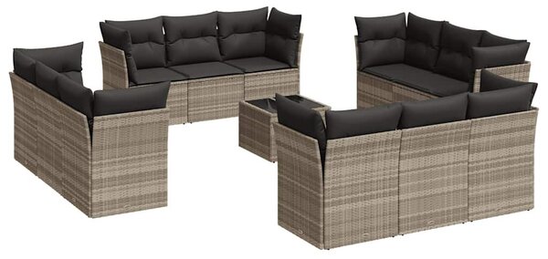 VidaXL Polyrattan Kerti Ülőgarnitúra - 13 részes
